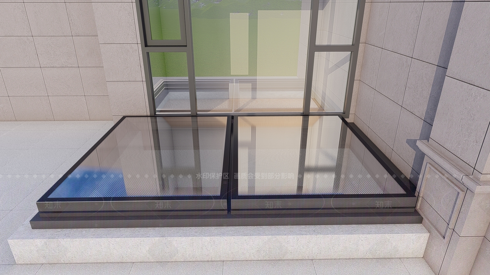 现代天窗SU模型下载【ID:1205879265】