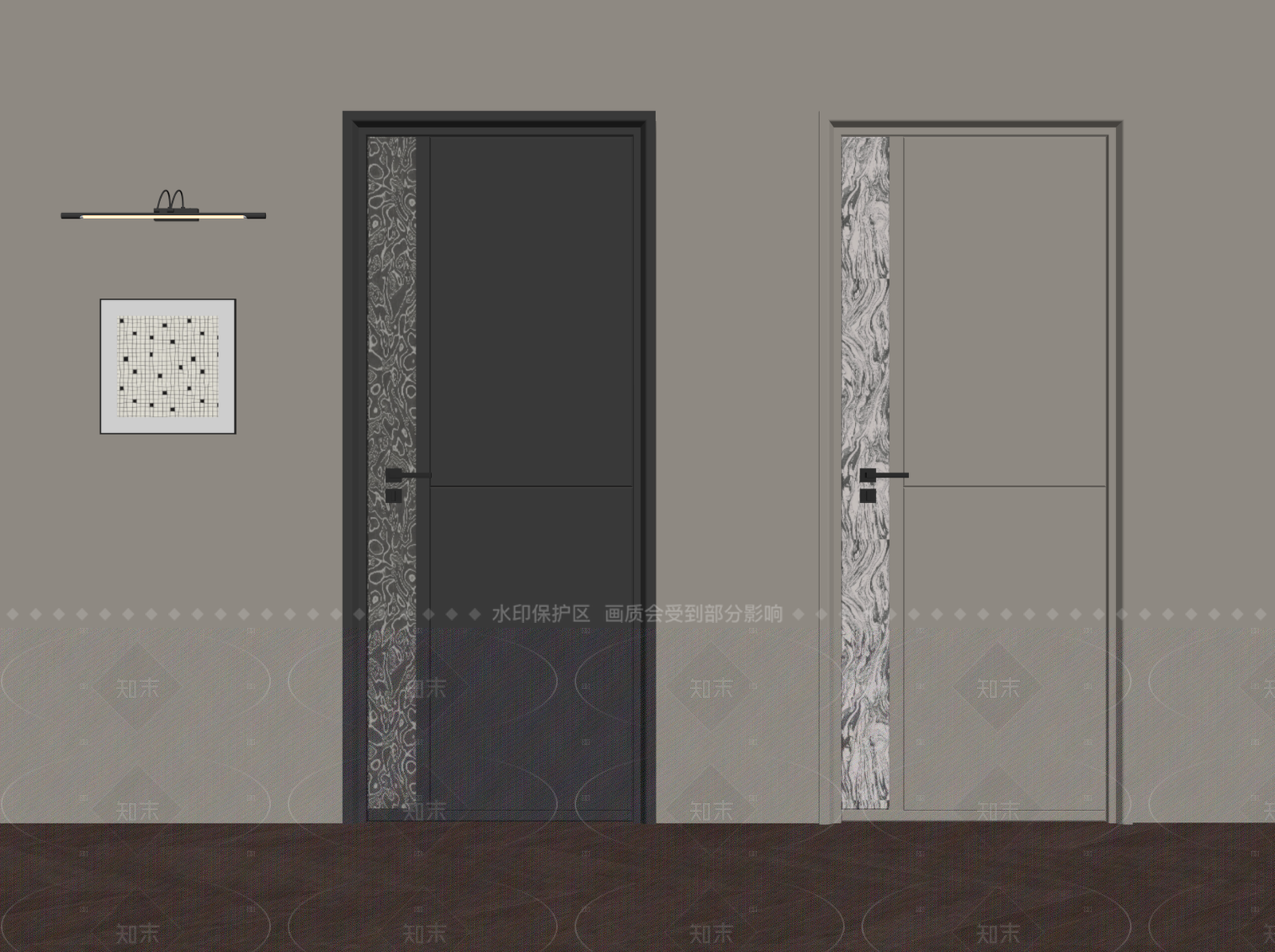 现代单开门SU模型下载【ID:1205883225】