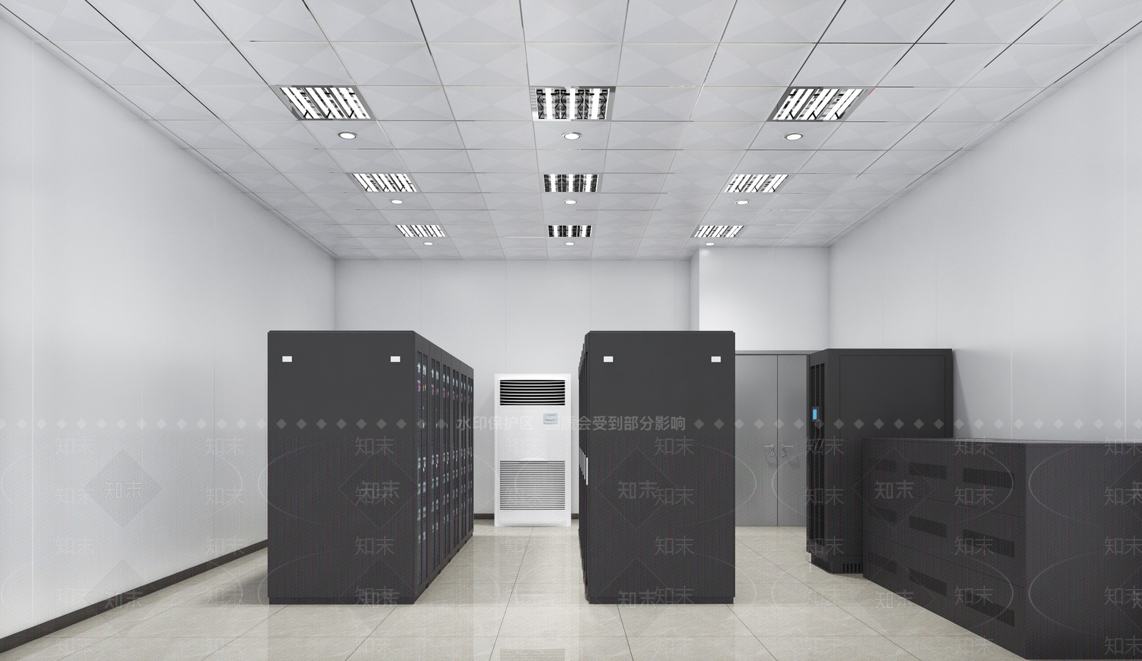 现代机房3D模型下载【ID:1205890662】