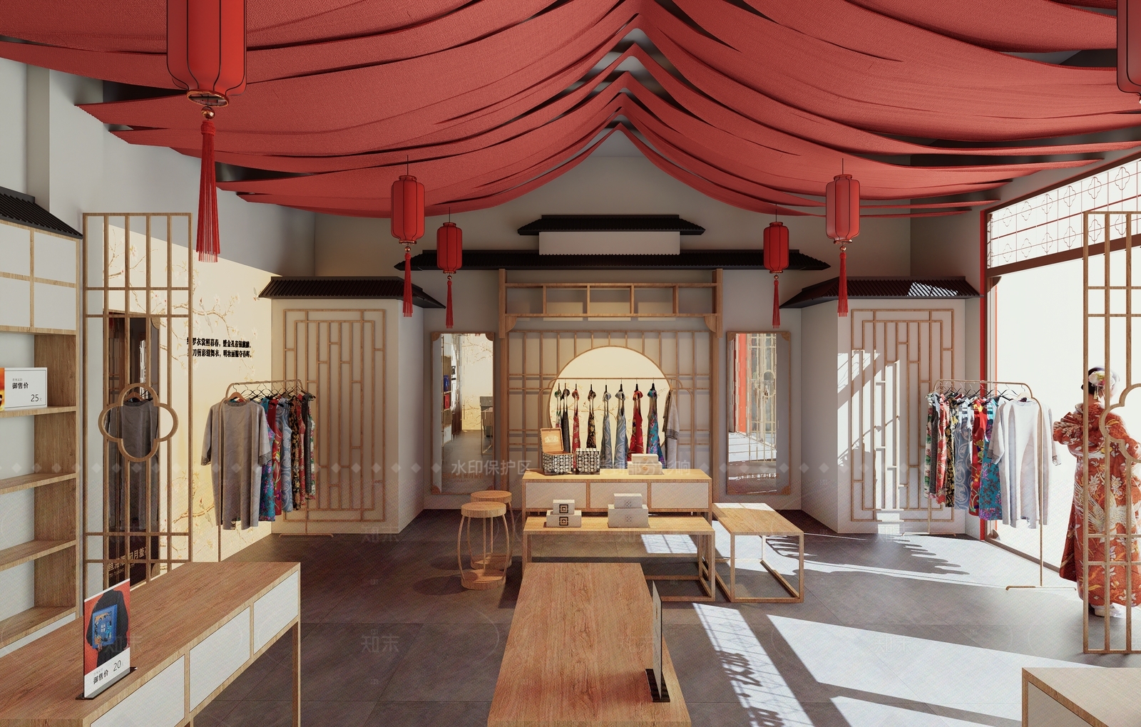 新中式中式其他店铺SU模型下载【ID:1205956154】