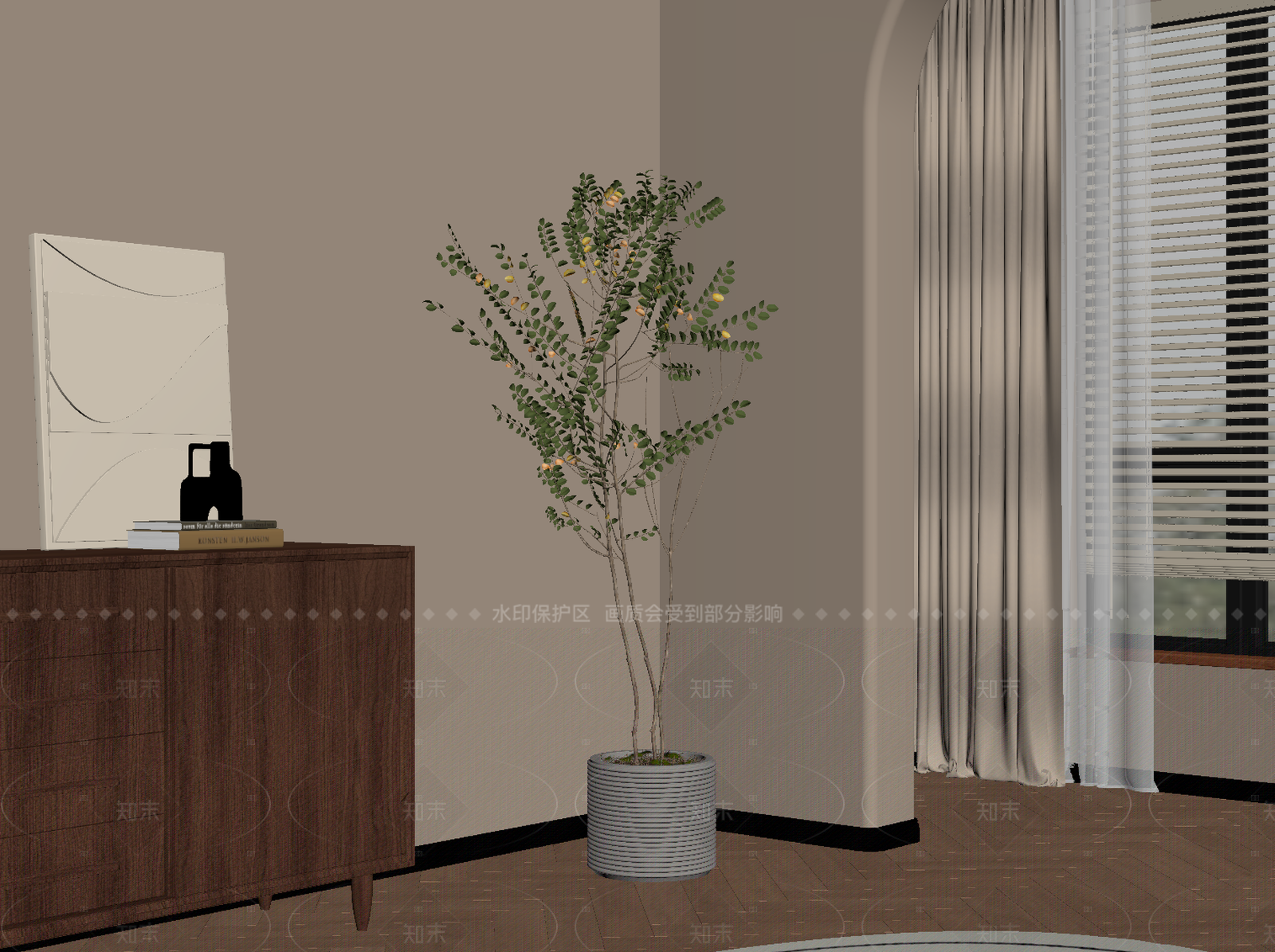 盆栽SU模型下载【ID:1205899463】