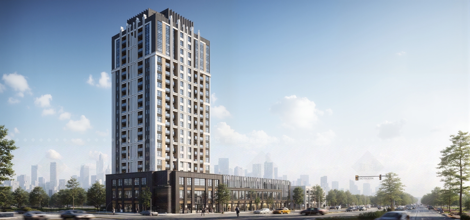 欧式商场建筑SU模型下载【ID:1205902331】