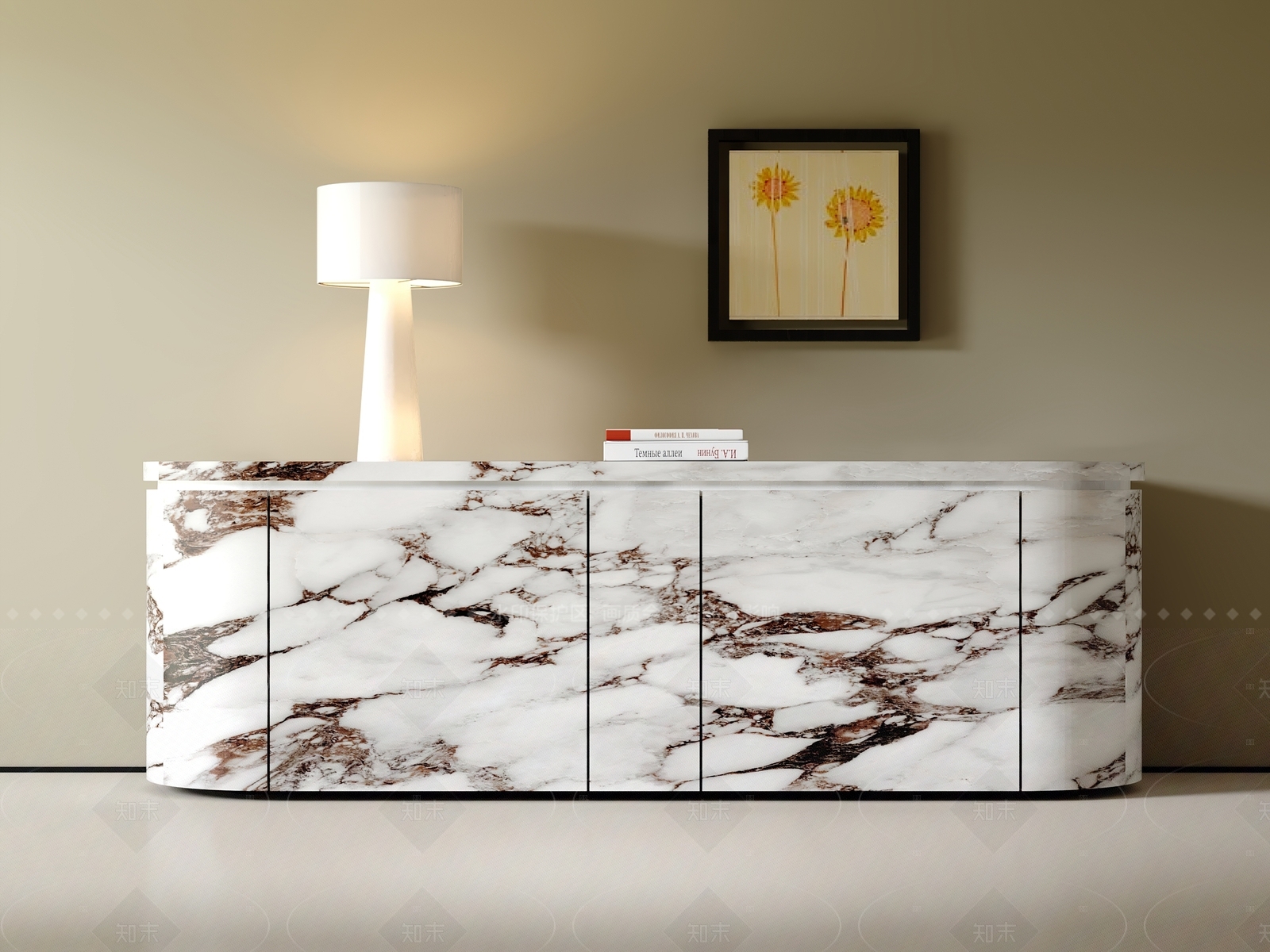 现代简约玄关柜3D模型下载【ID:1205902248】