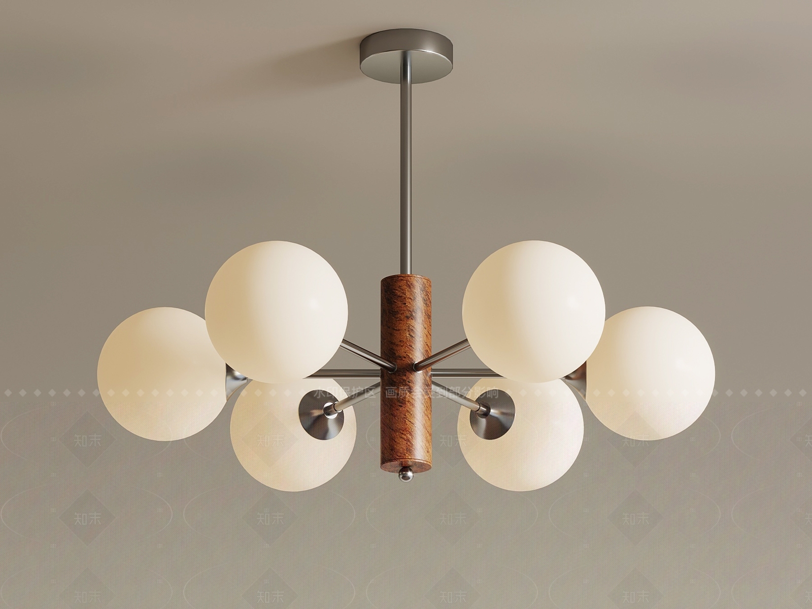 法式中古吊灯3D模型下载【ID:1205903944】