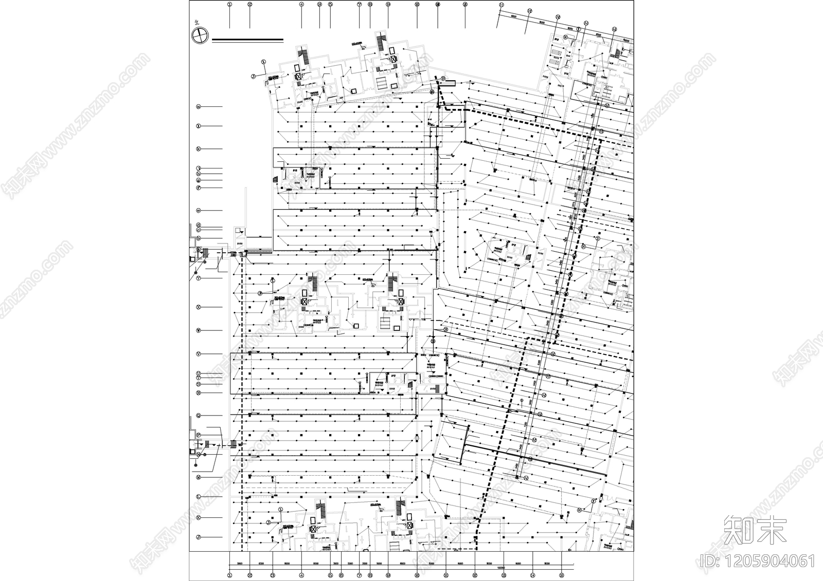 火灾报警系统cad施工图下载【ID:1205904061】