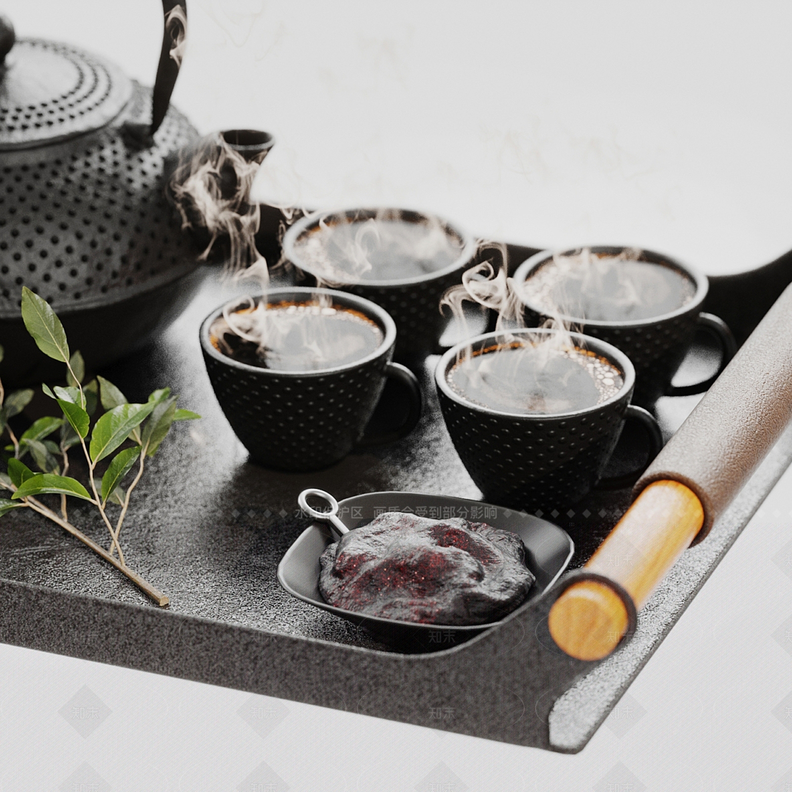 茶具3D模型下载【ID:1205905631】