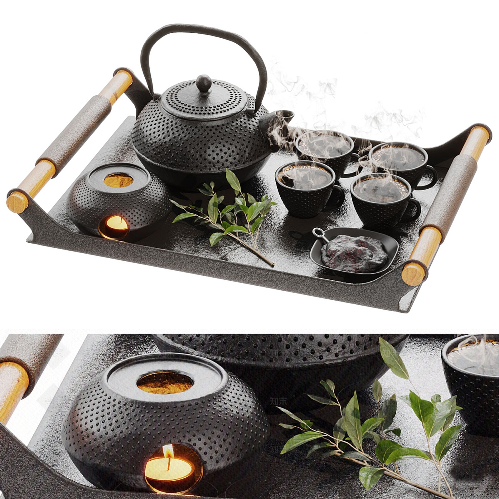 茶具SU模型下载【ID:1205905778】