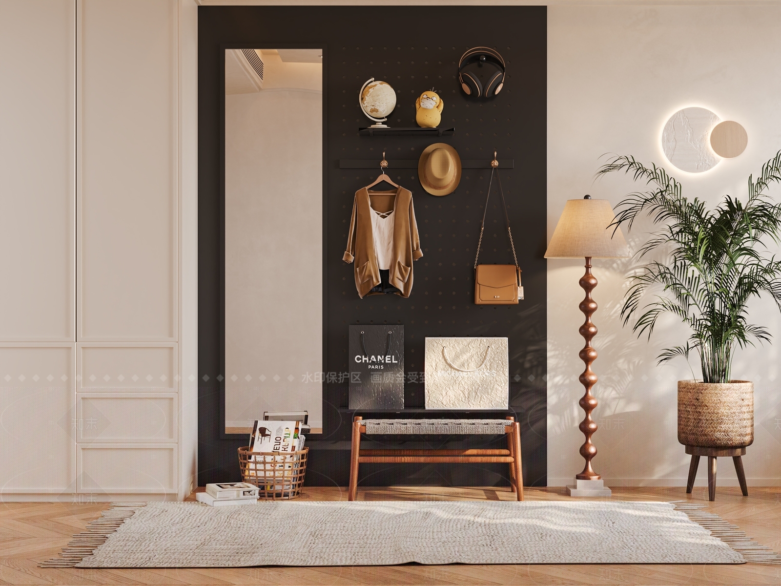 中古北欧其他家具3D模型下载【ID:1205907432】