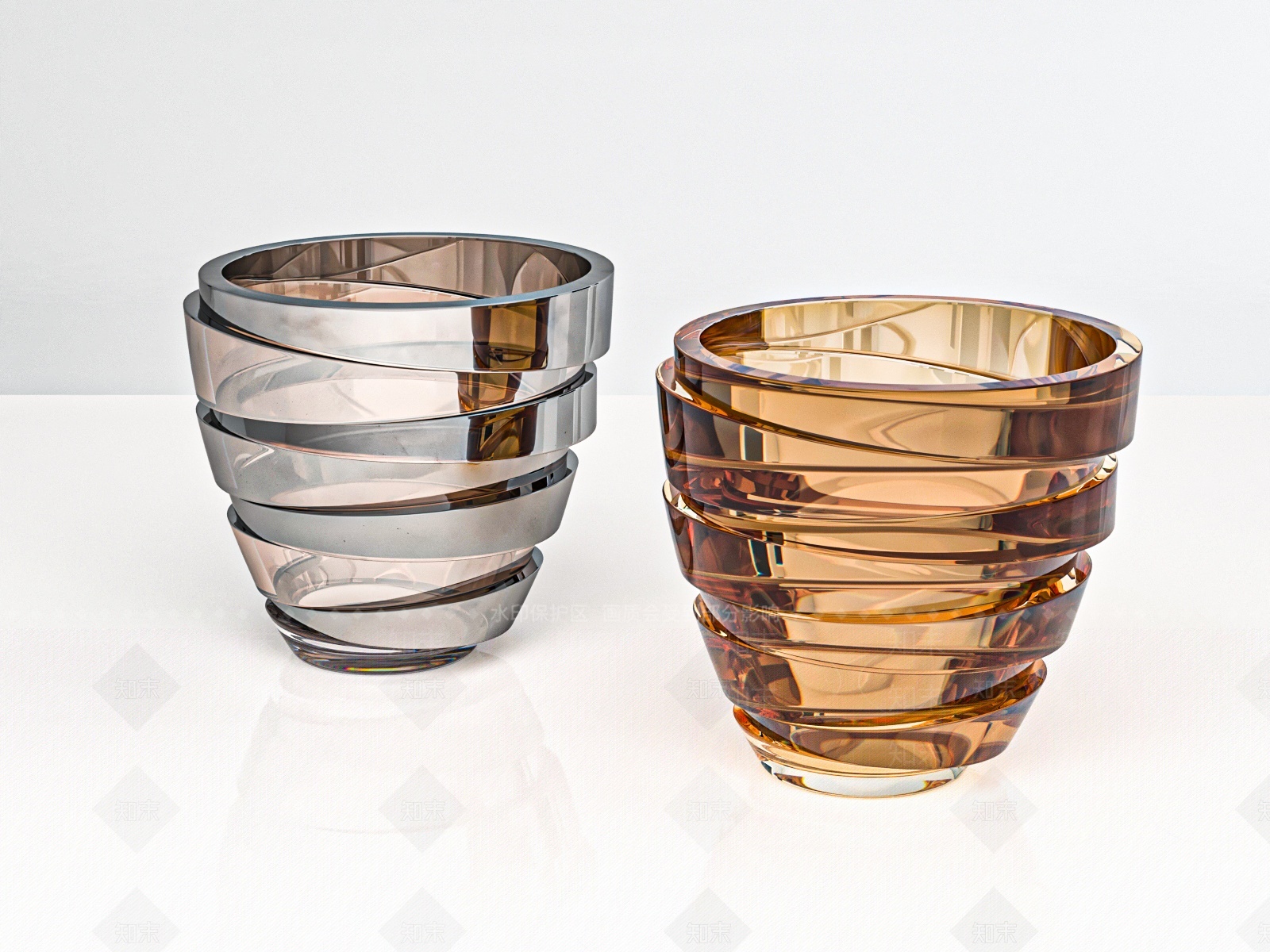 现代酒杯3D模型下载【ID:1205907905】