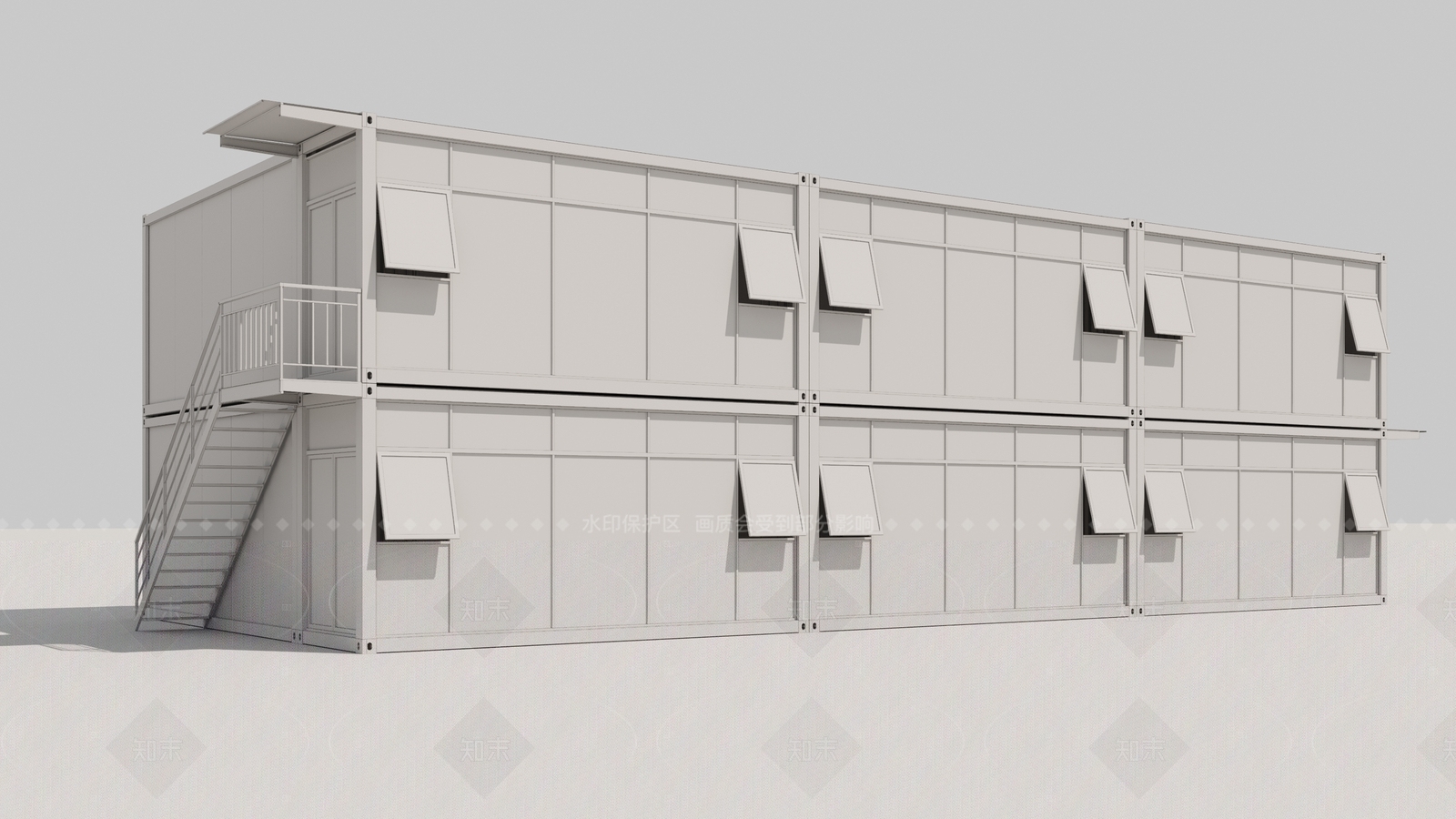 现代工业其他建筑外观3D模型下载【ID:1205933277】
