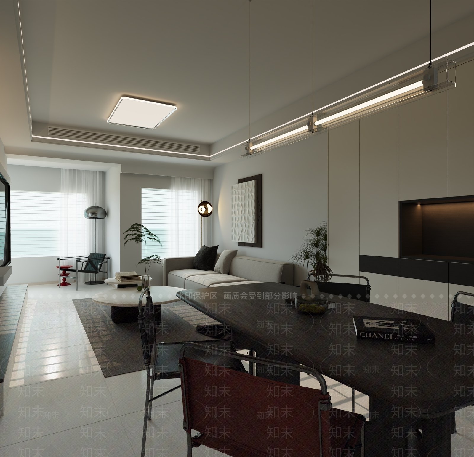 嵌入式餐边柜餐边柜3D模型下载【ID:1227572616】