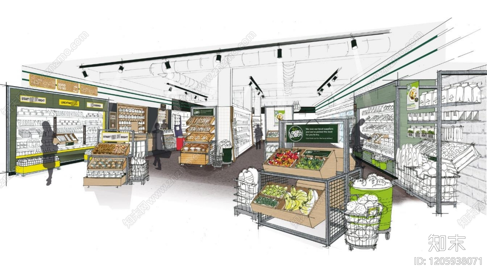 现代极简其他商业空间软装下载【ID:1205938071】