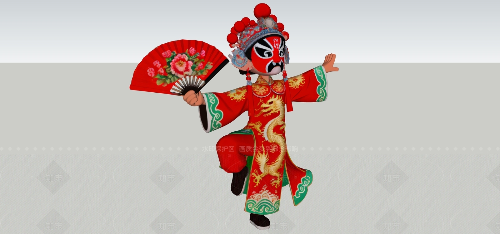 虚拟人物SU模型下载【ID:1205941855】
