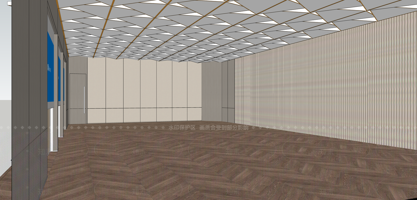 现代报告厅SU模型下载【ID:1205967100】