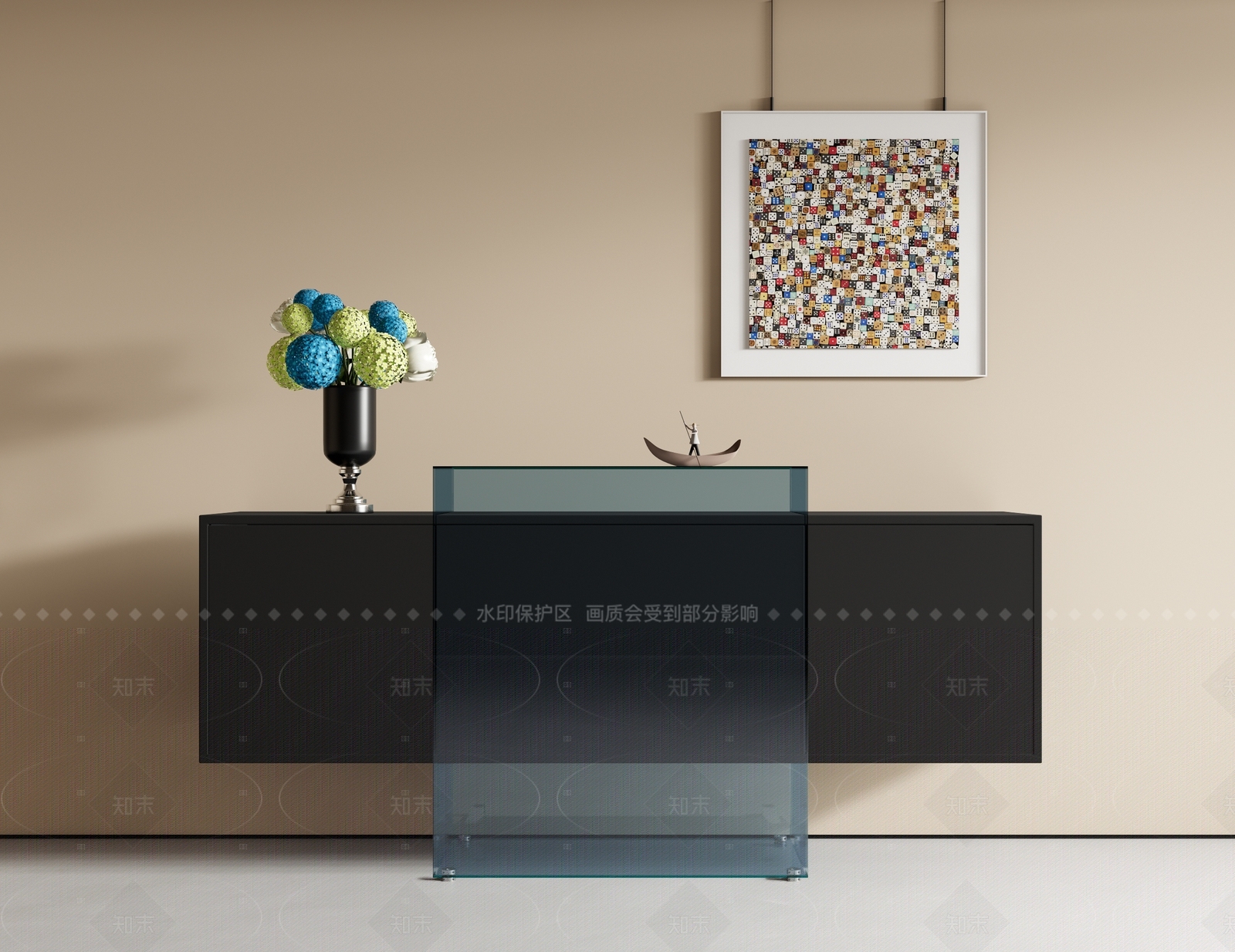 法式中古玄关柜SU模型下载【ID:1205969411】