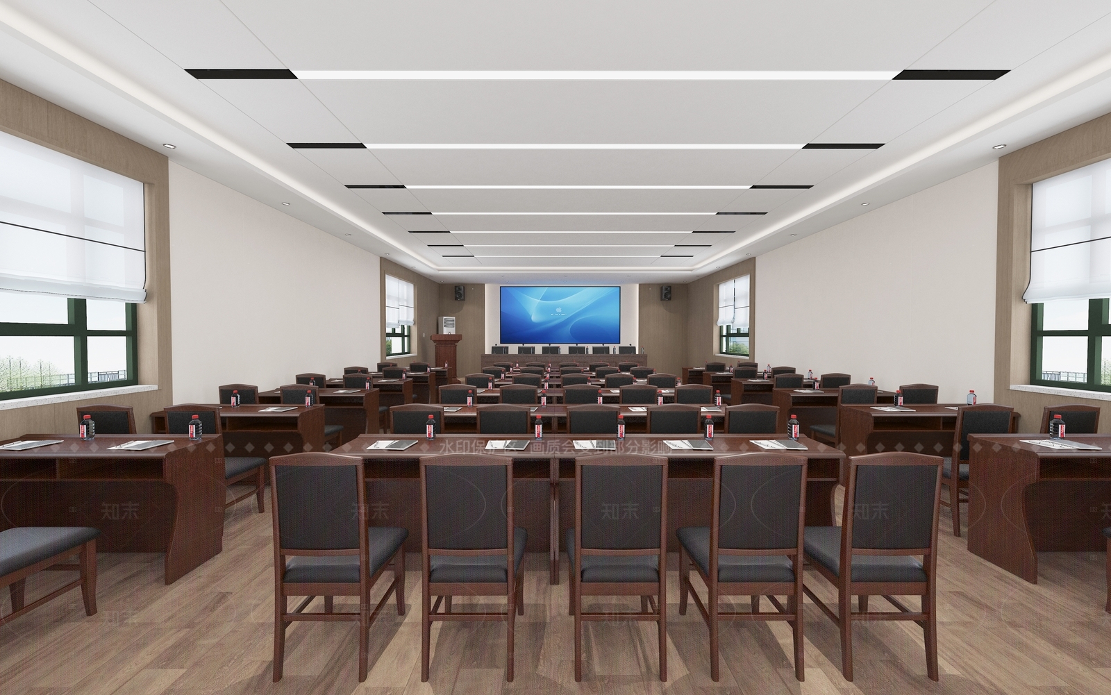 现代报告厅3D模型下载【ID:1205969994】
