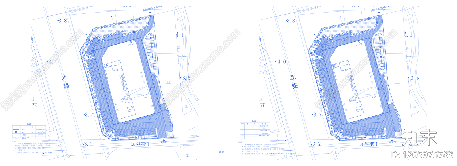 消防给水系统cad施工图下载【ID:1205975783】