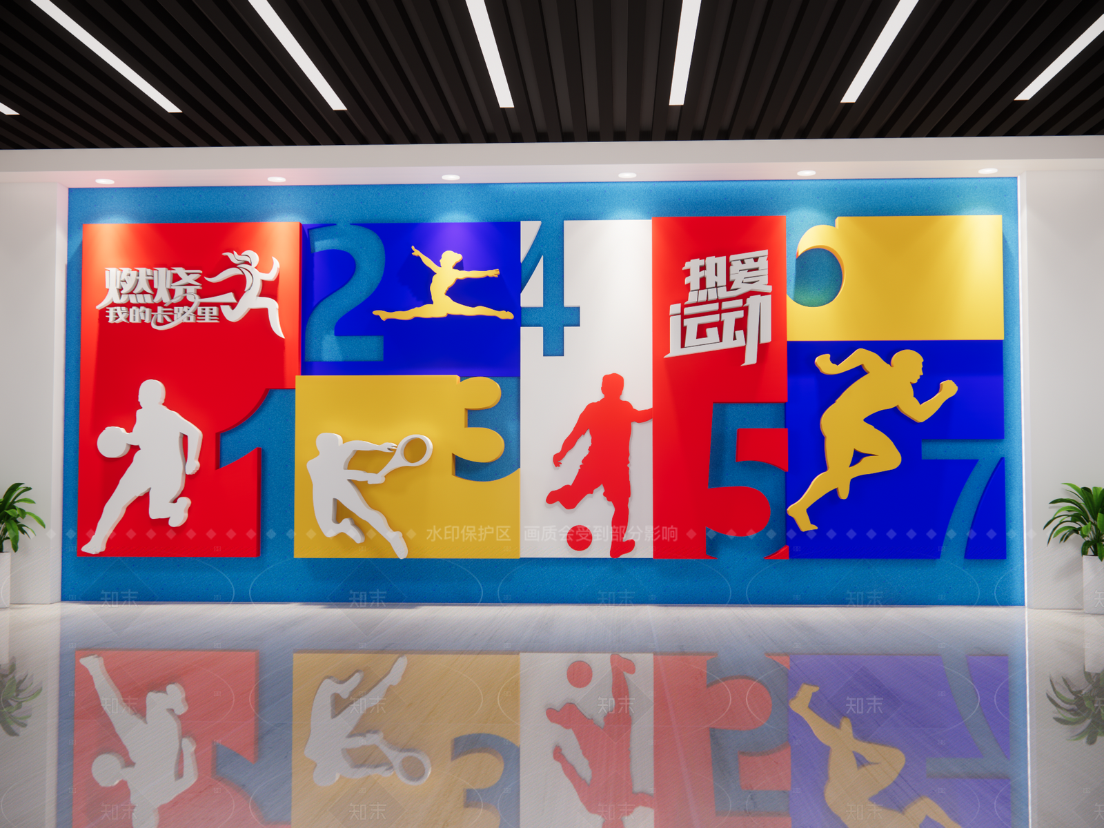 现代其他文化展厅SU模型下载【ID:1205977211】