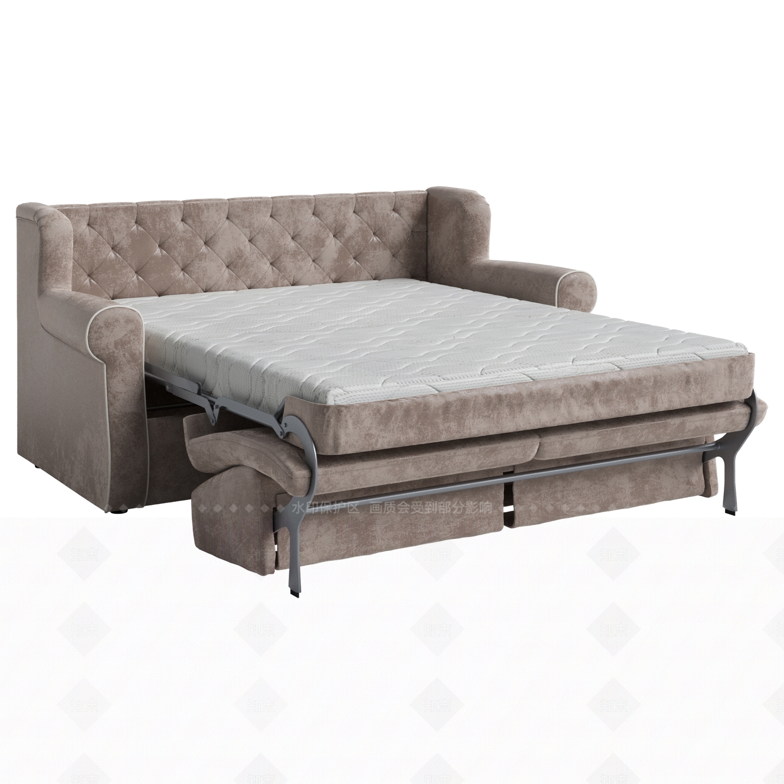 现代沙发床3D模型下载【ID:1205980945】