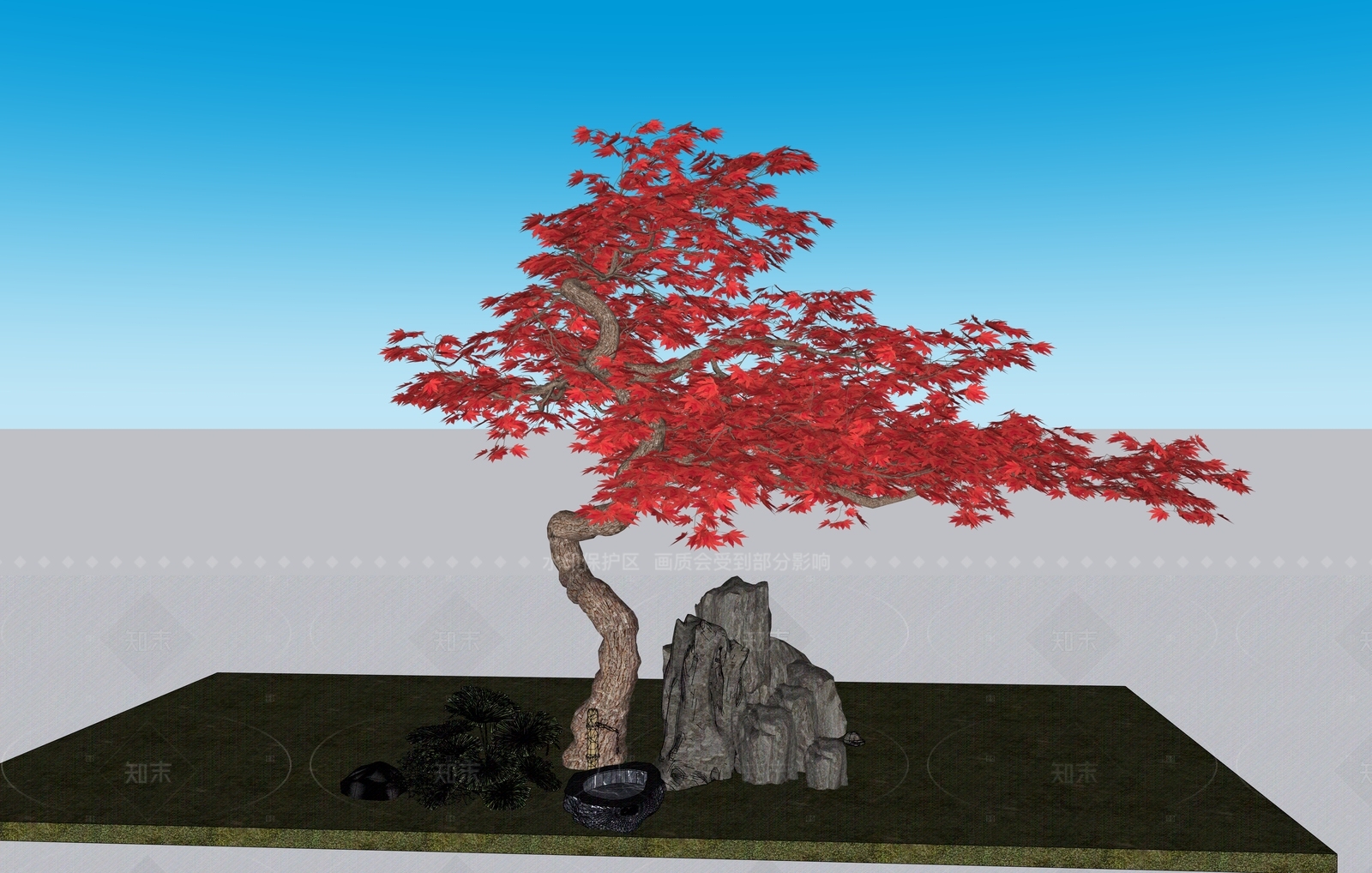 乔木SU模型下载【ID:1205984031】