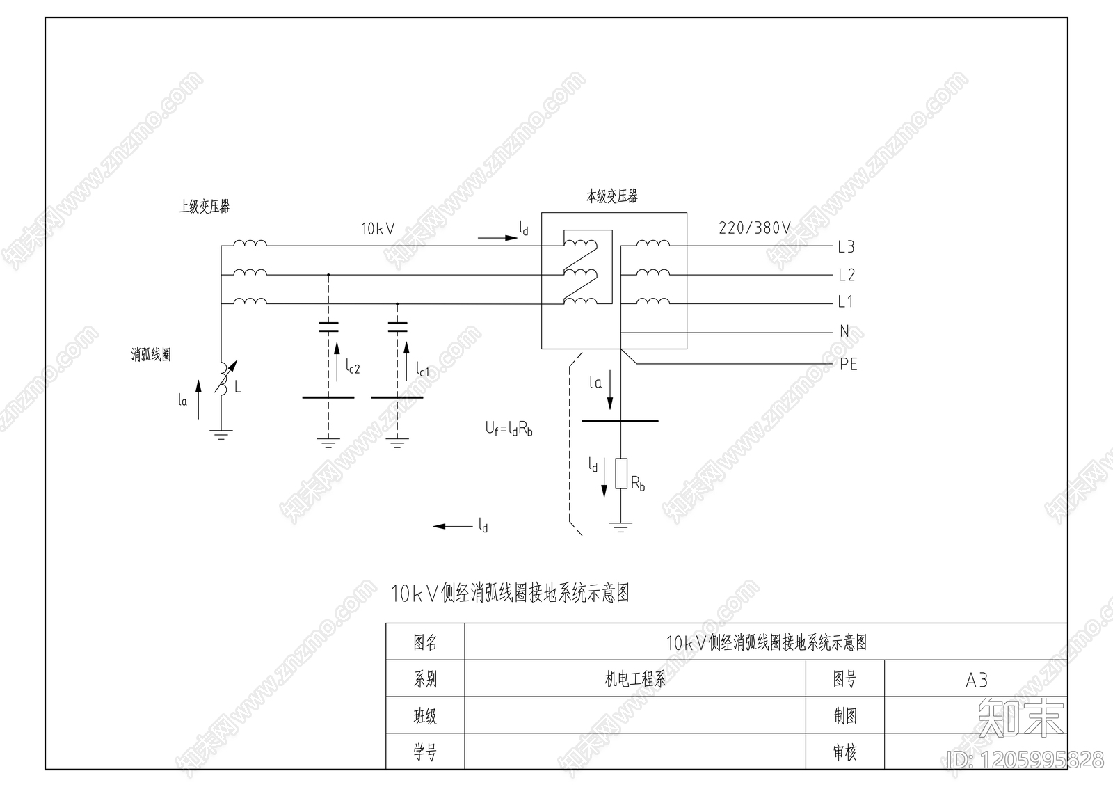 电气图施工图下载【ID:1205995828】