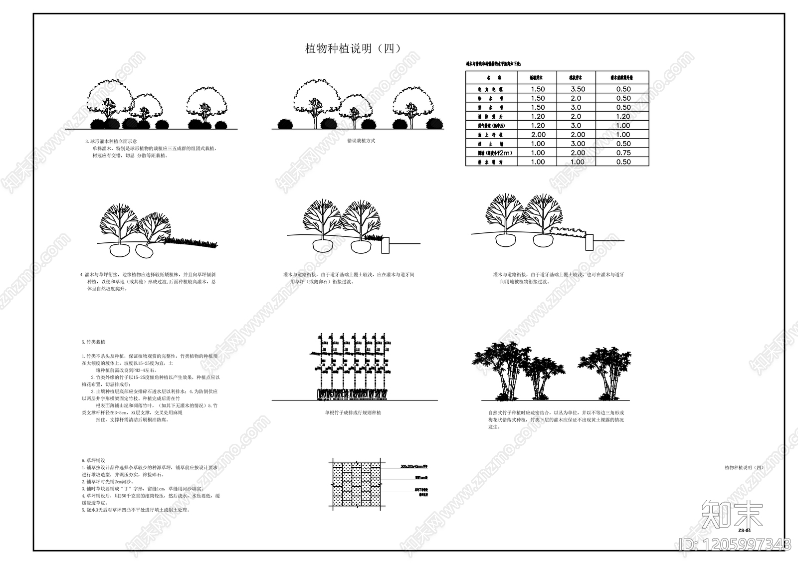 现代庭院cad施工图下载【ID:1205997343】