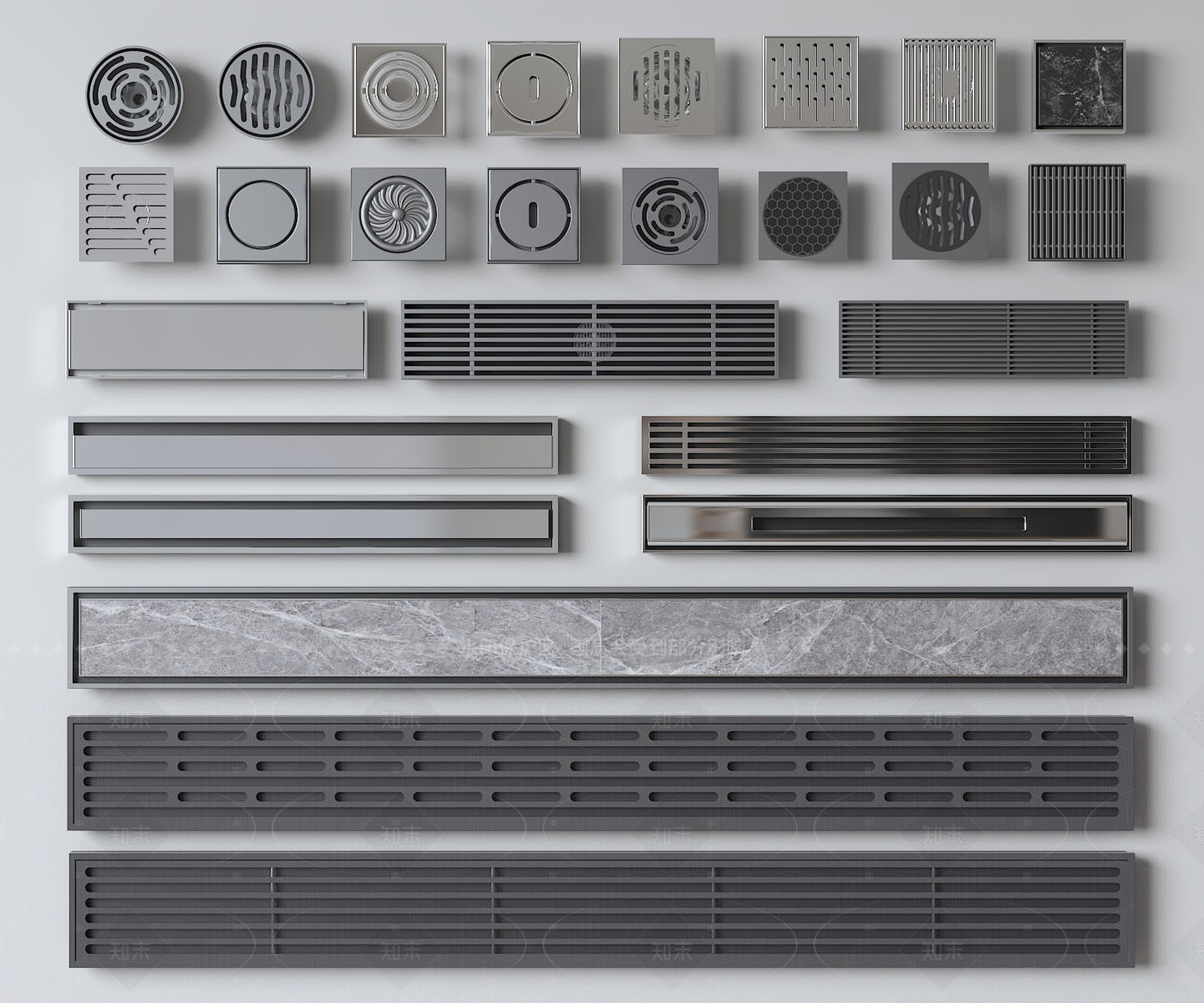 地漏3D模型下载【ID:1205999767】