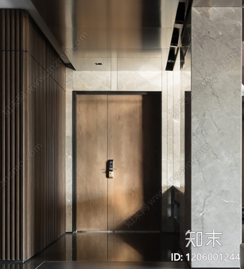 入户门cad施工图下载【ID:1206001244】