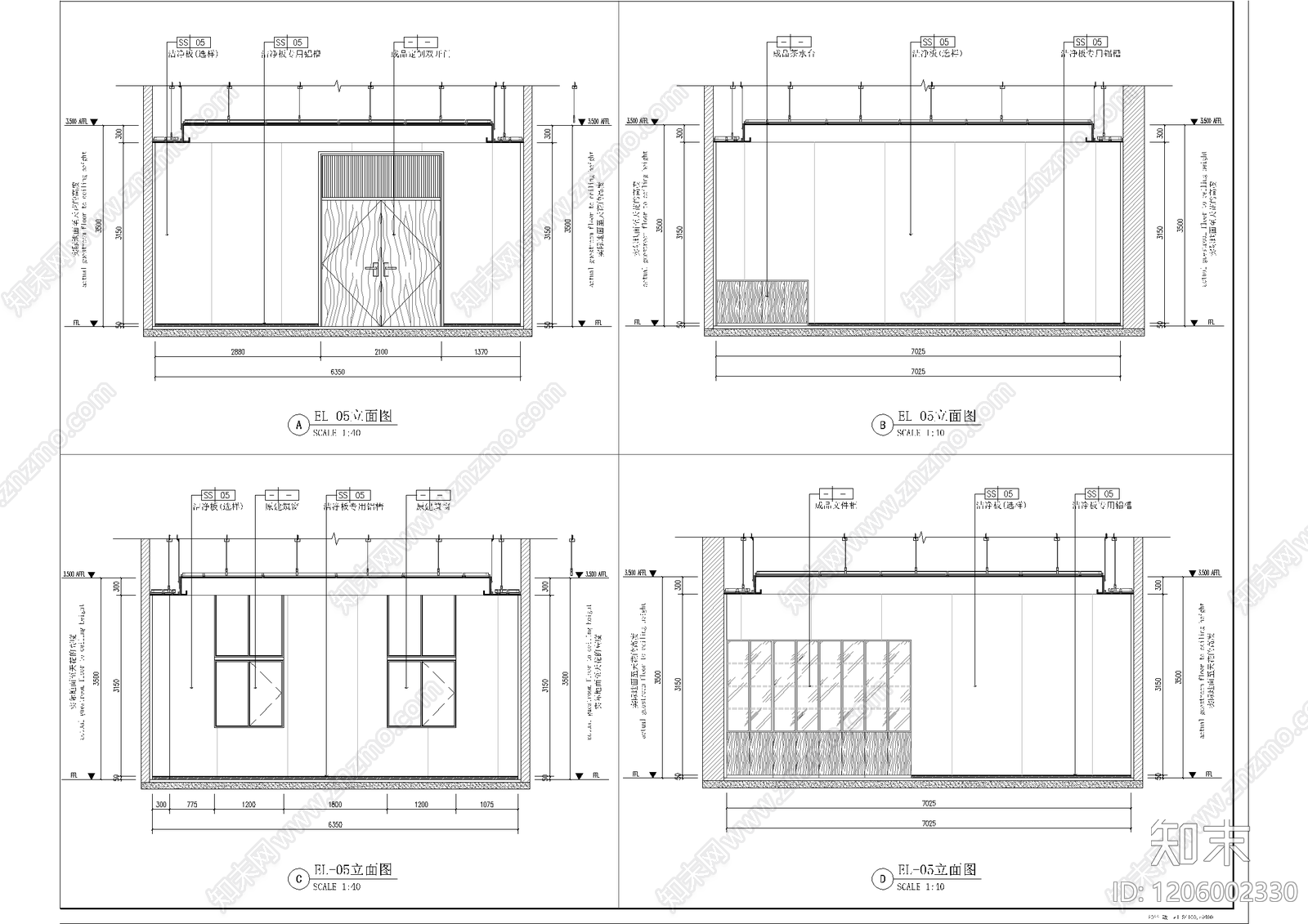 极简产业园建筑cad施工图下载【ID:1206002330】