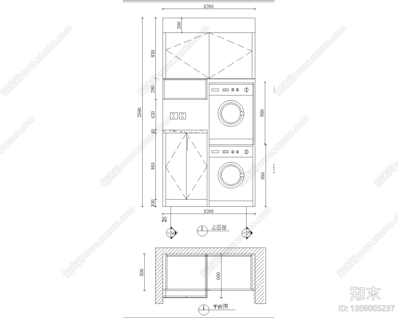 综合家具节点cad施工图下载【ID:1206005237】