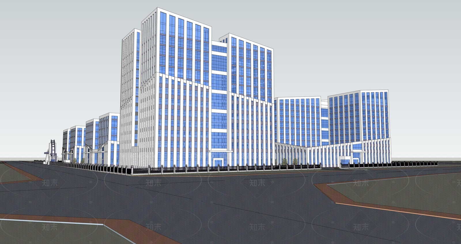 现代其他公共建筑SU模型下载【ID:1206006248】