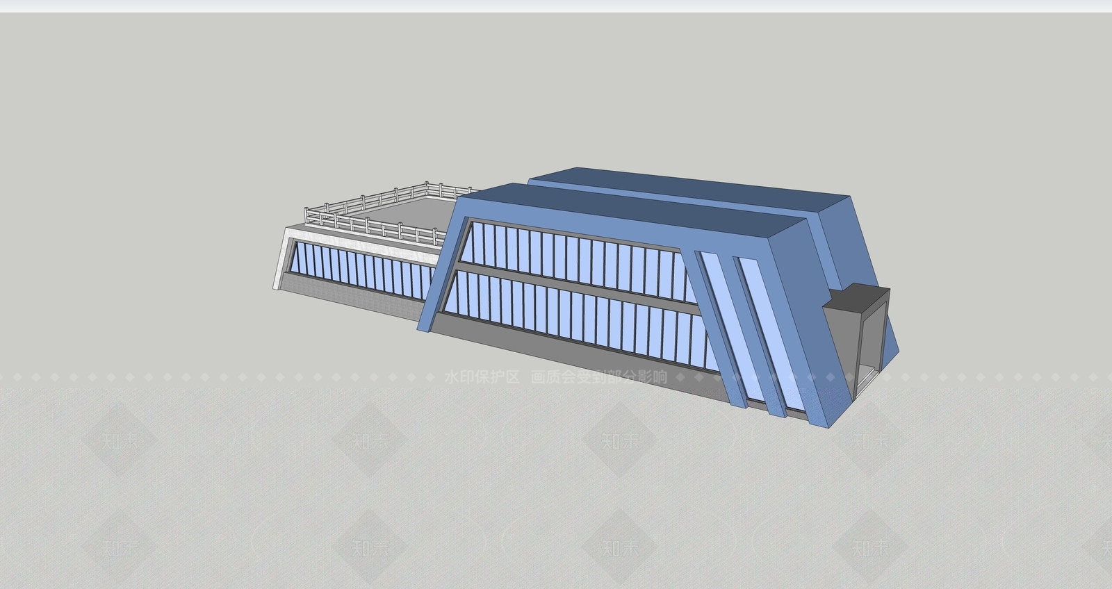 现代其他公共建筑SU模型下载【ID:1206010960】