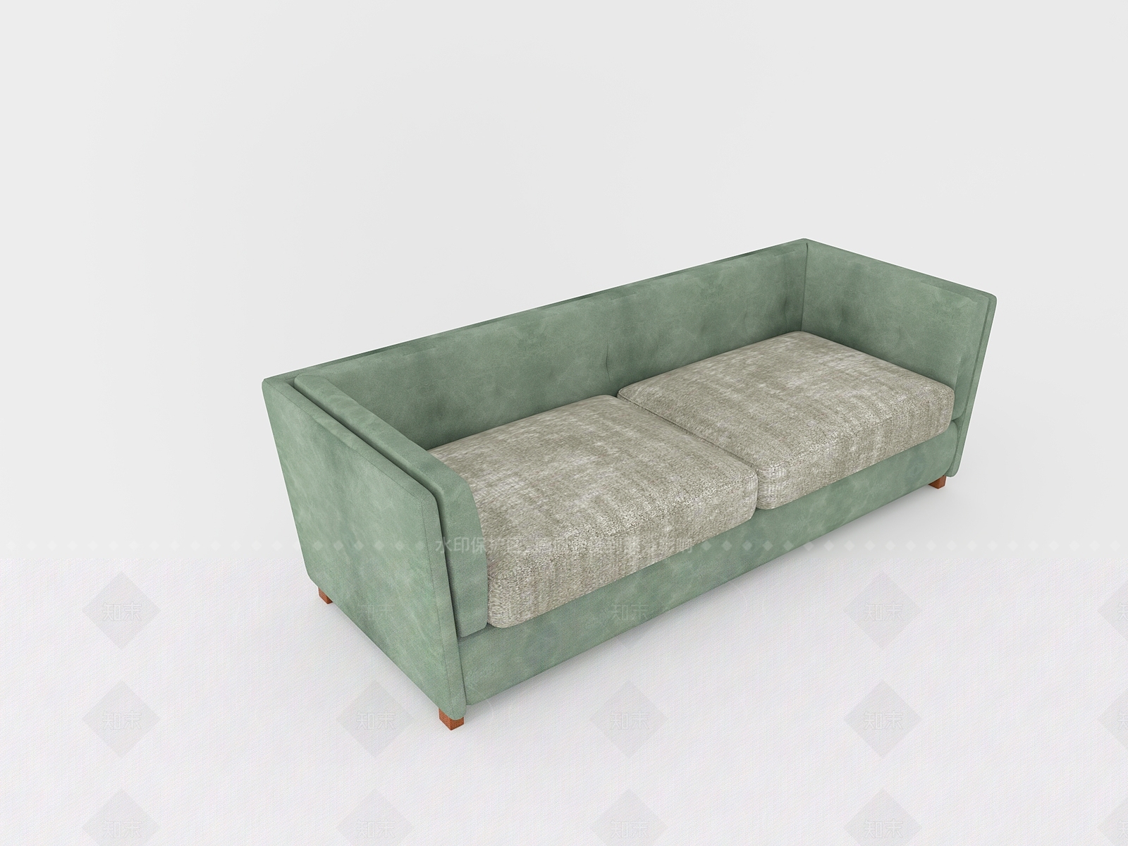 现代双人沙发3D模型下载【ID:1206011494】