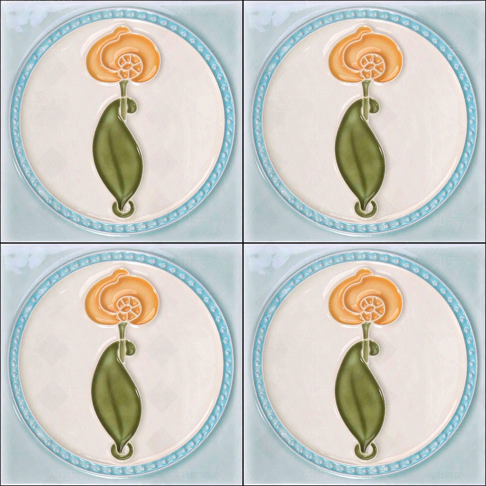 法式中古艺术陶瓷贴图下载【ID:1206011508】