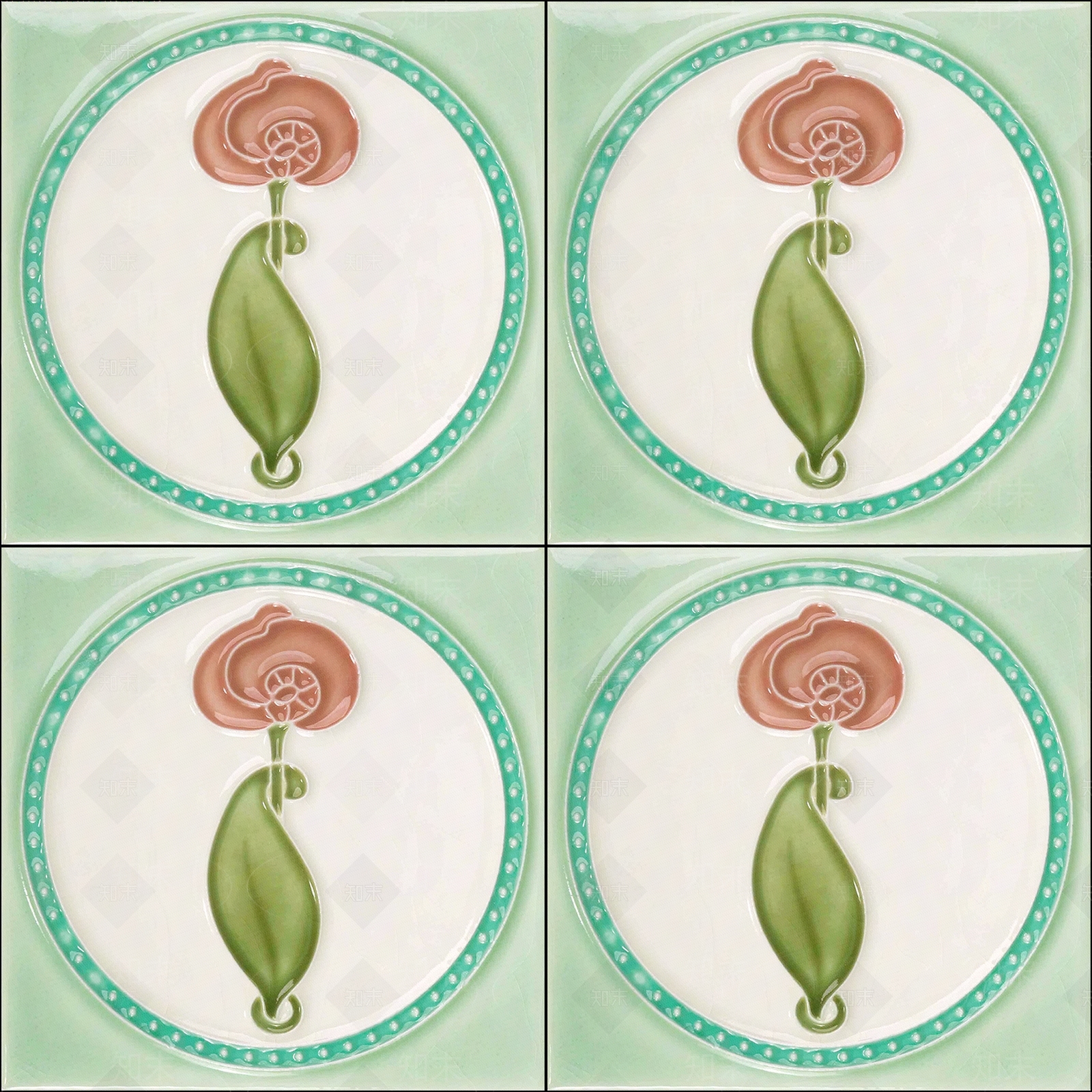 法式中古艺术陶瓷贴图下载【ID:1206011813】