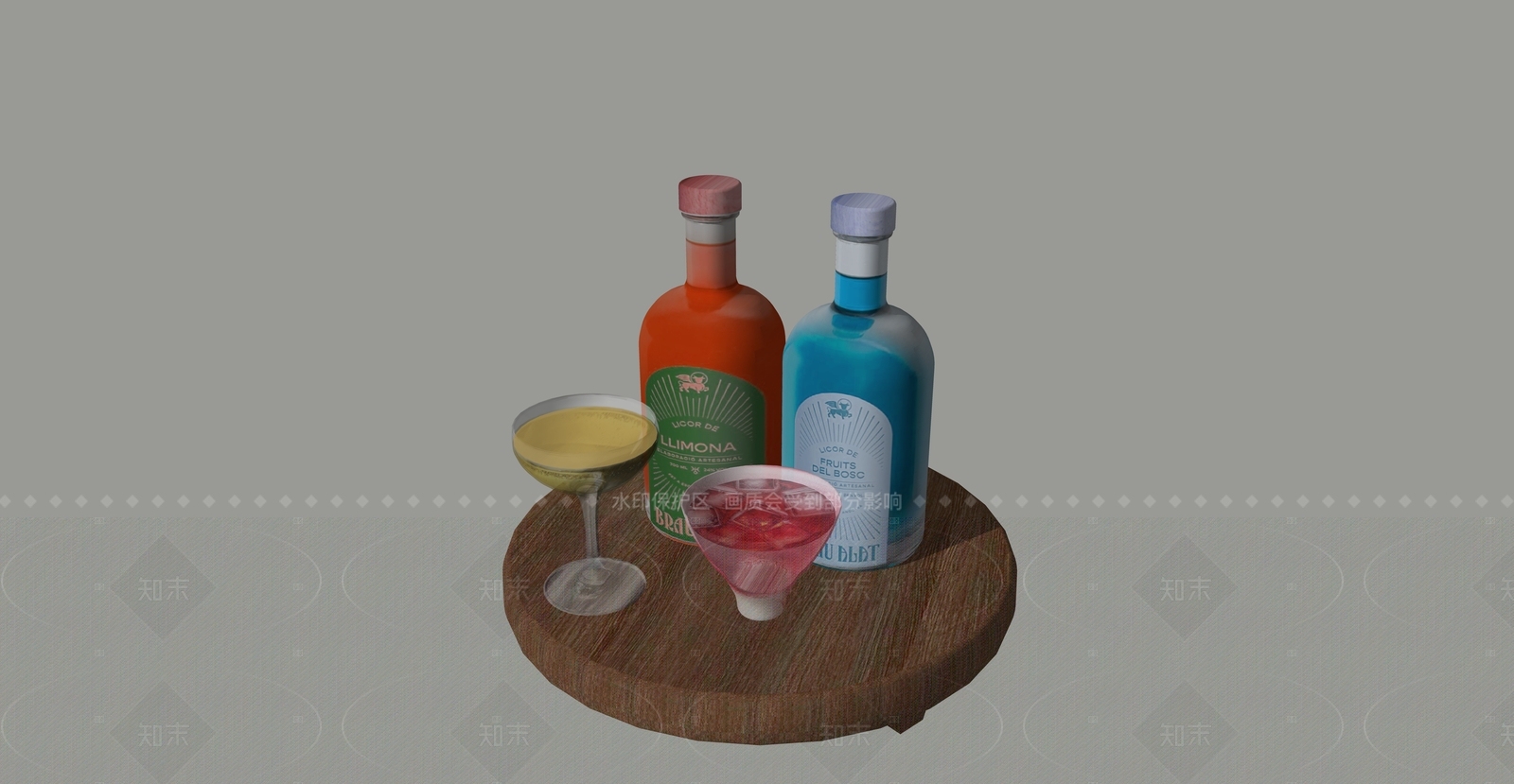 酒具SU模型下载【ID:1206014161】