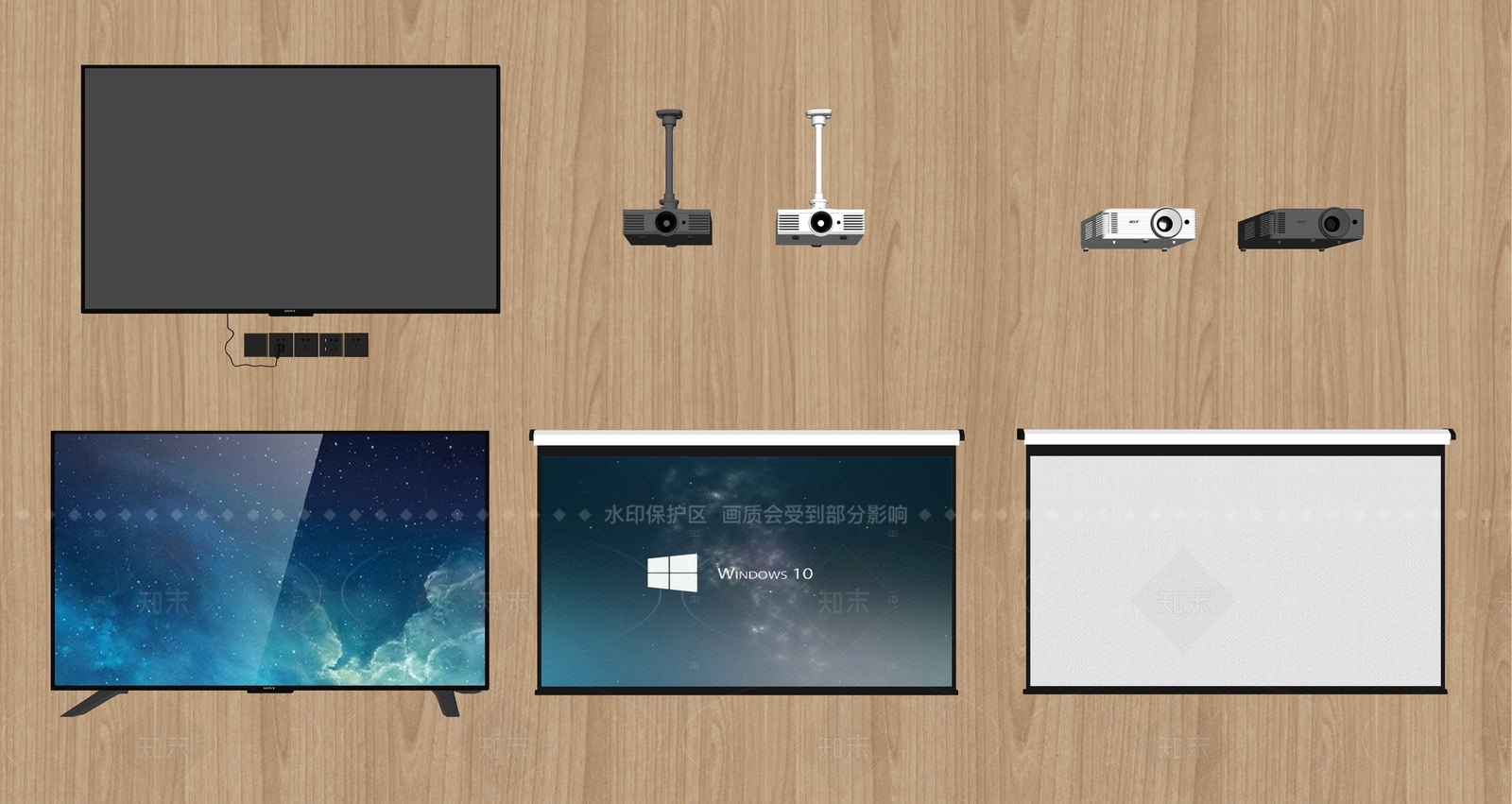 电视SU模型下载【ID:1206014550】