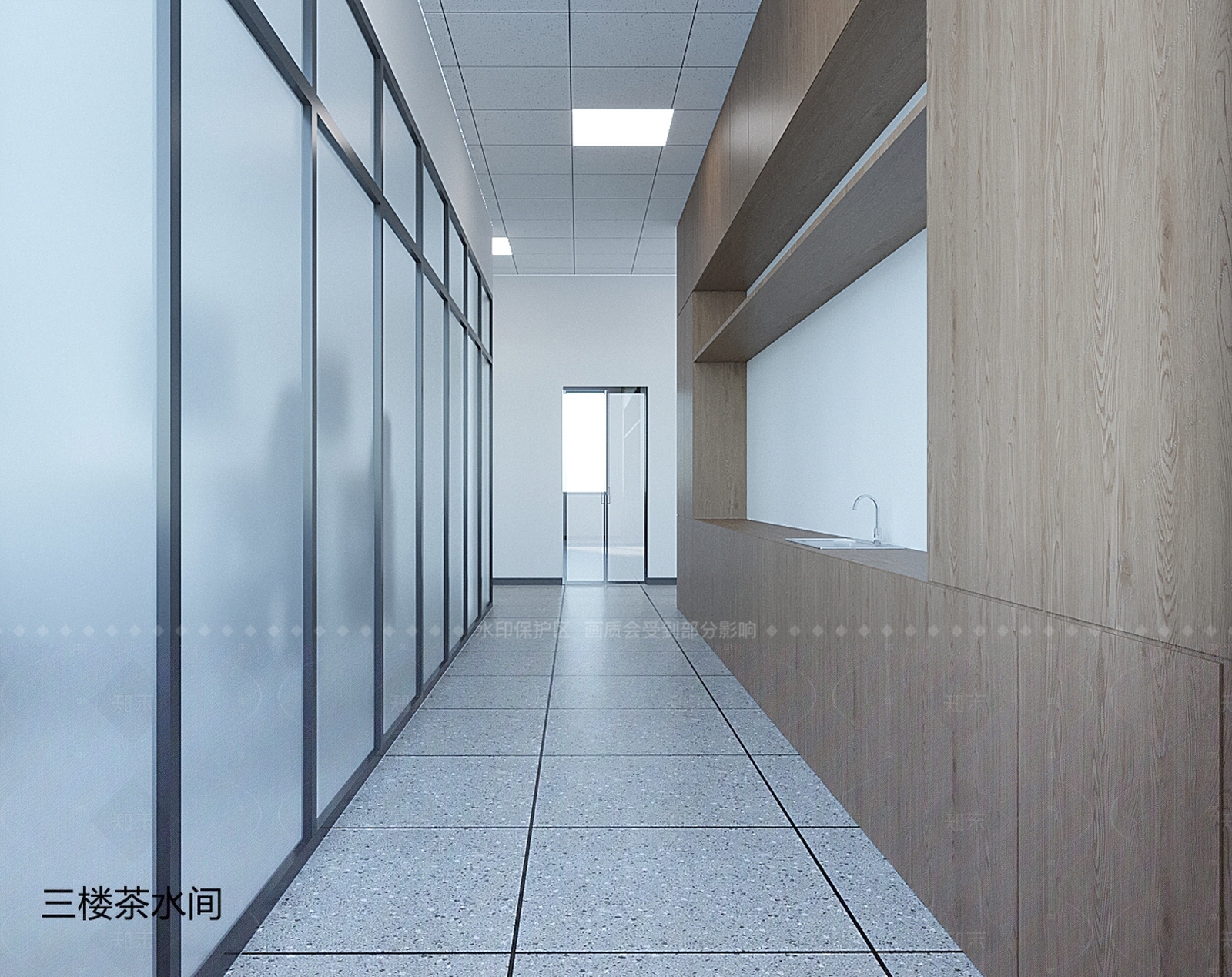 现代茶水间3D模型下载【ID:1206026708】