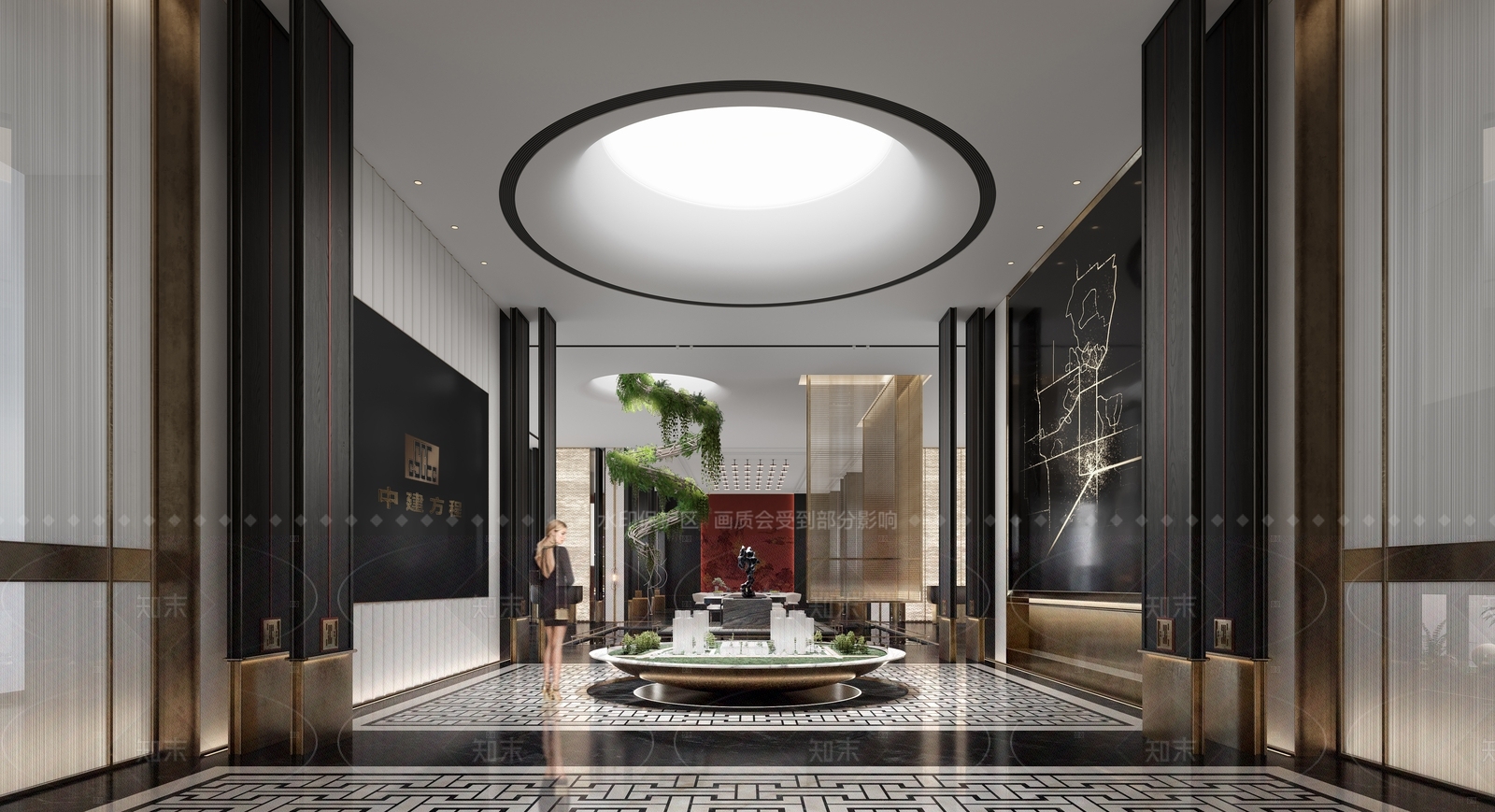 现代售楼处3D模型下载【ID:1206029985】