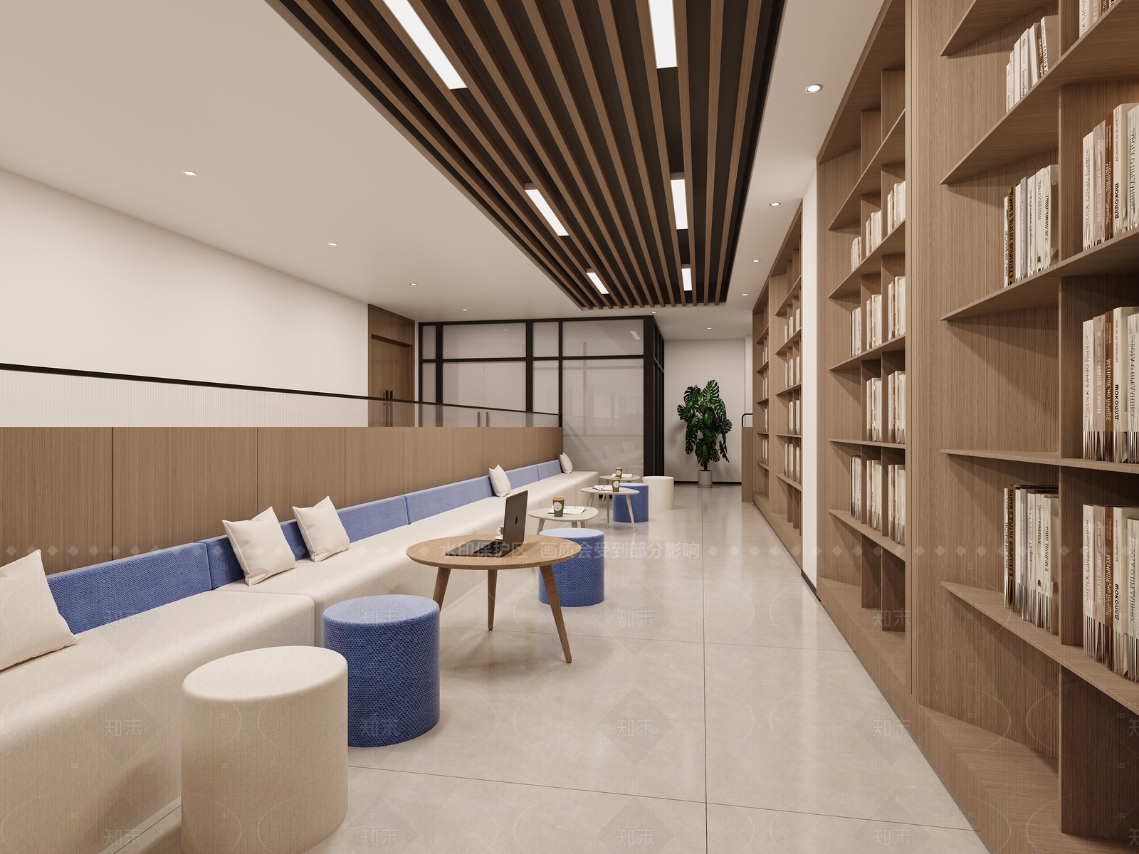 现代休息区3D模型下载【ID:1206030383】