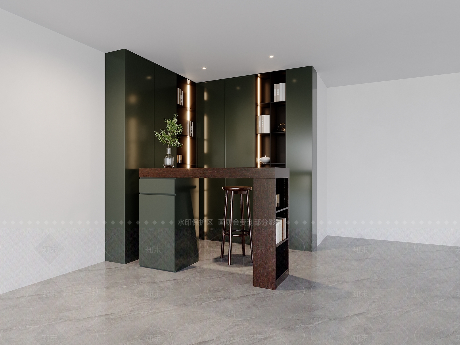 现代意式斗柜3D模型下载【ID:1206030603】