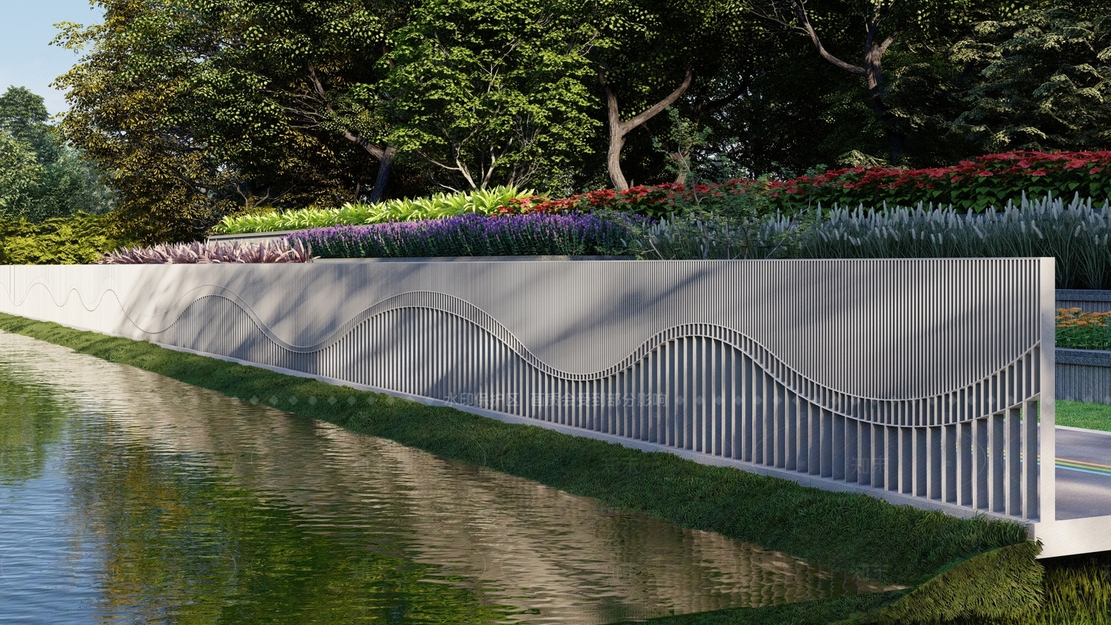 现代简约栏杆扶手SU模型下载【ID:1206034197】