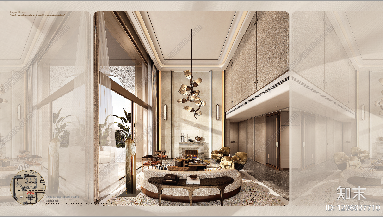 法式中古样板间下载【ID:1206037710】