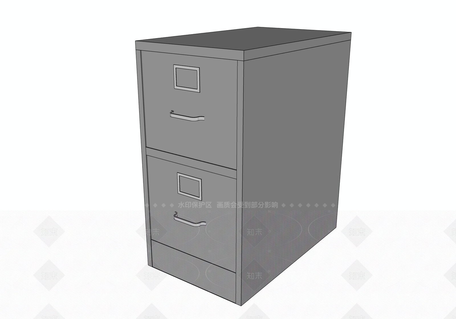 现代文件柜SU模型下载【ID:1206037845】