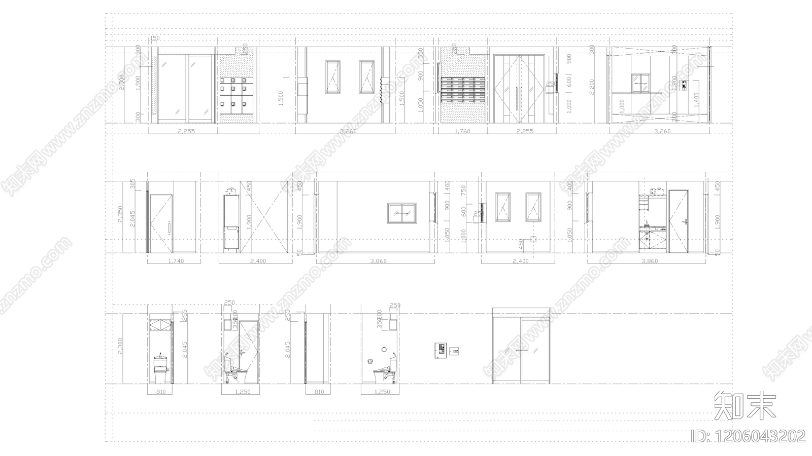 墙面节点施工图下载【ID:1206043202】