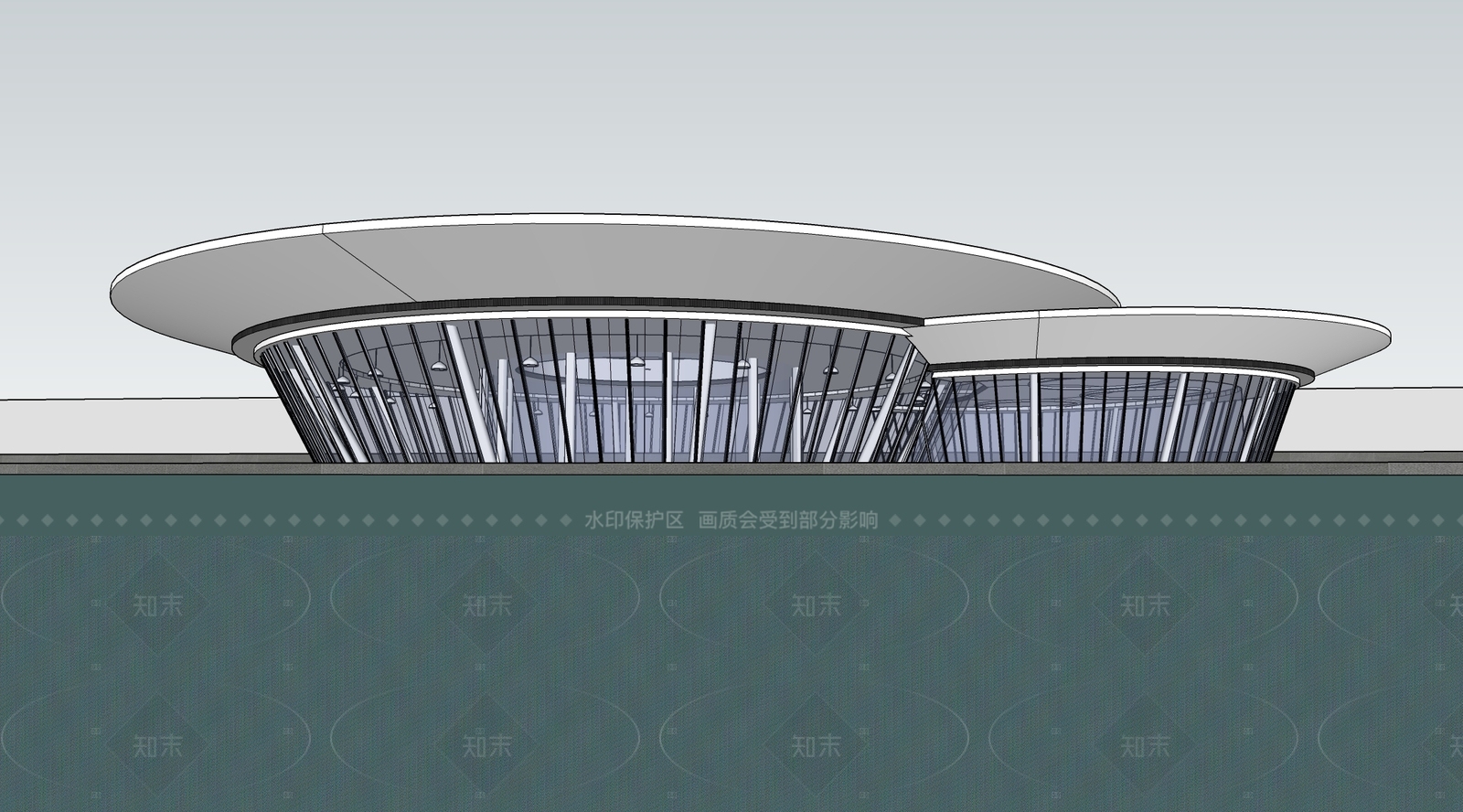 现代其他景观小建筑SU模型下载【ID:1206044554】
