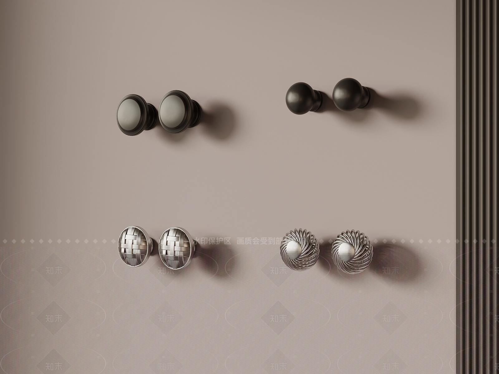 现代拉手3D模型下载【ID:1206047790】