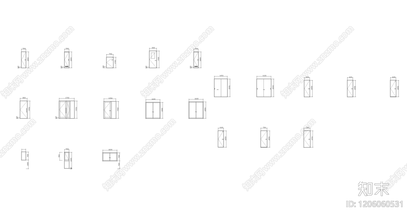 内门系统施工图下载【ID:1206060531】