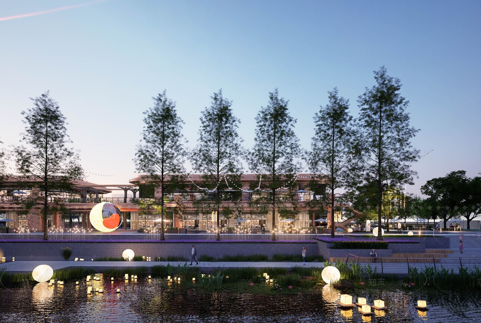 现代呼吸灯球SU模型下载【ID:1206060714】