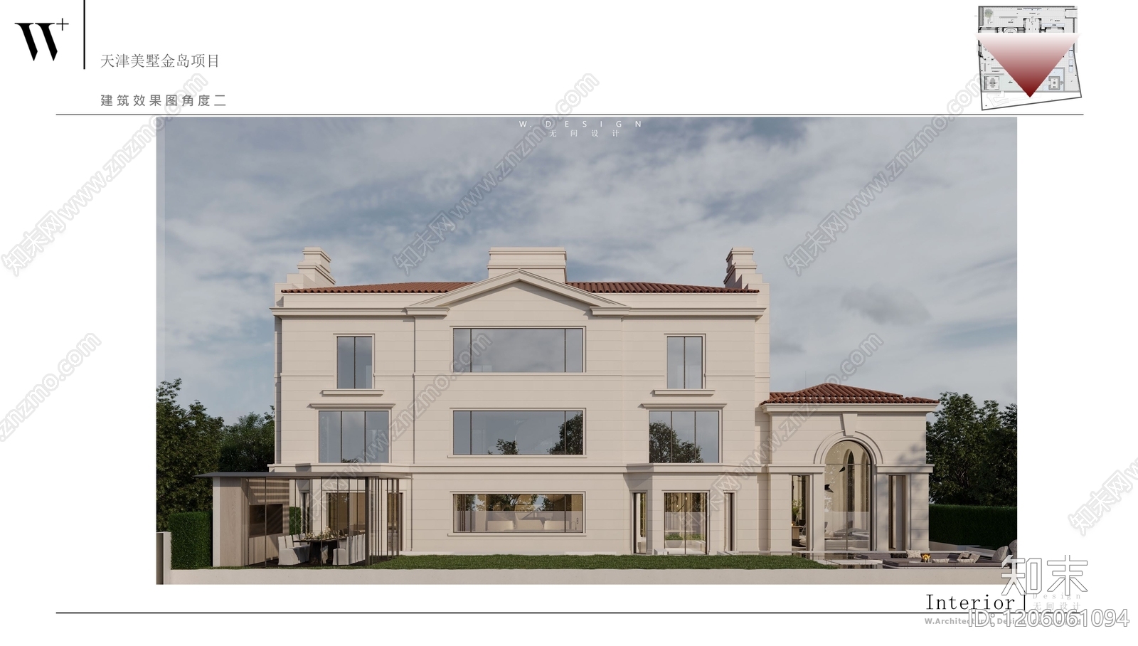 现代意式别墅下载【ID:1206061094】